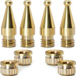 Copper Speaker Spikes by MEETOOT for Turntables-0