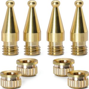 Copper Speaker Spikes by MEETOOT for Turntables-0