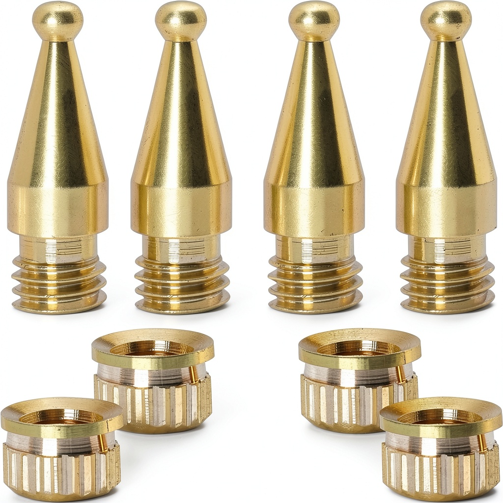 Installing Copper Speaker Spikes by MEETOOT for Turntables on a wooden desk