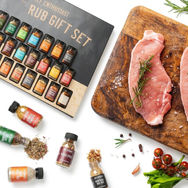 Chef Enthusiast BBQ Spice Rubs Set 24 Gourmet Seasonings-2