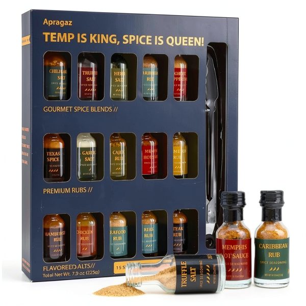 Shenzhen An Pu Sai Er Grill Seasonings Set 15 Unique Spices-0