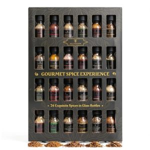 Tilz Gourmet Spice Set 24 Premium Glass Bottles Cooking-0