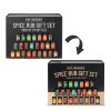 Chef Enthusiast BBQ Spice Rubs Set 24 Gourmet Seasonings-3