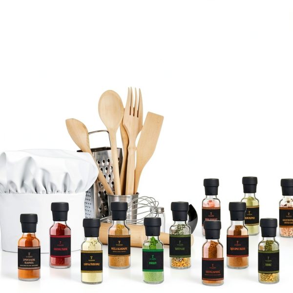 Tilz Gourmet Spice Set 24 Premium Glass Bottles Cooking-5