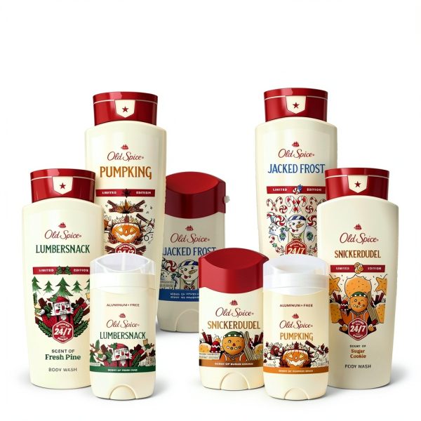 Old Spice Snickerdudel Holiday Pack Body Wash Deodorant-13