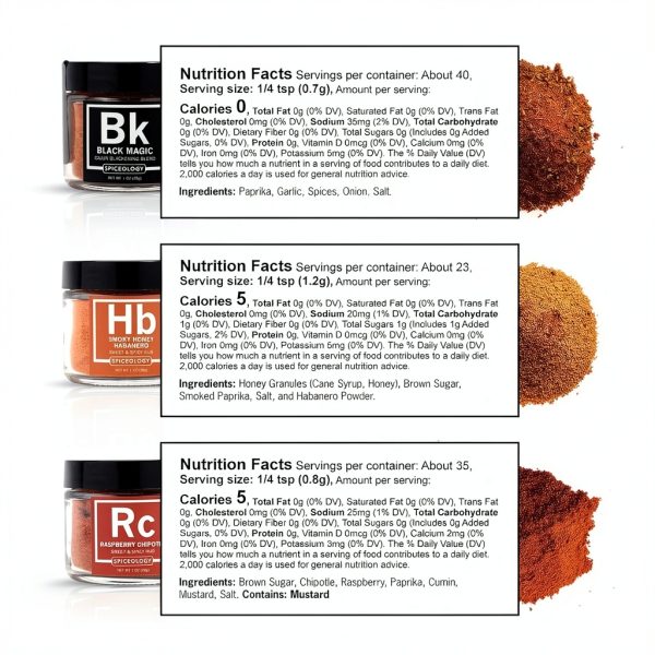Spiceology Mini Jar Rub Collection Gourmet Spice Blends Gift-7