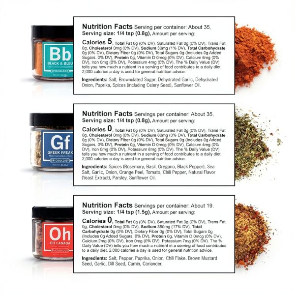 Spiceology Mini Jar Rub Collection Gourmet Spice Blends Gift-1