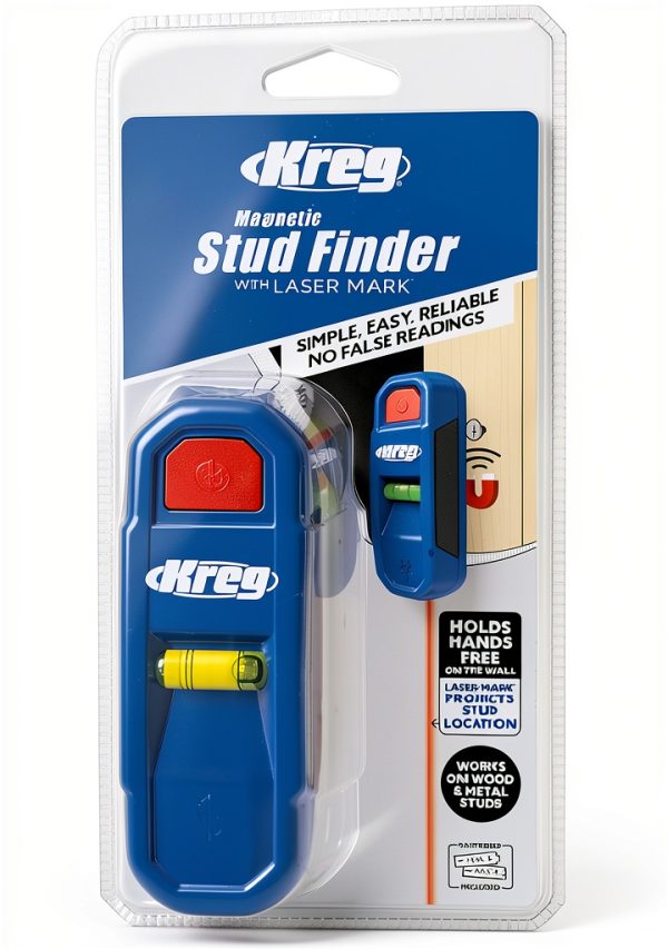 Kreg Magnetic Stud Finder Laser Mark Tool for Woodworkers-1