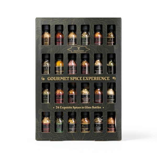 Tilz Gourmet Spice Set 24 Premium Glass Bottles Cooking-2