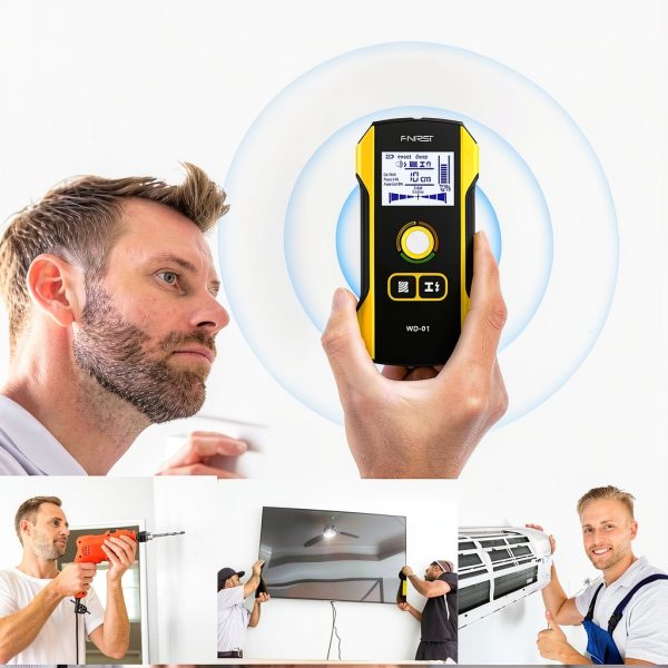 FNIRSI Stud Finder 6 in 1 Wall Scanner Metal AC Wire-4