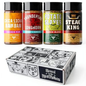 Fire Smoke Society Grill Seasoning Variety Pack Gift Set-0