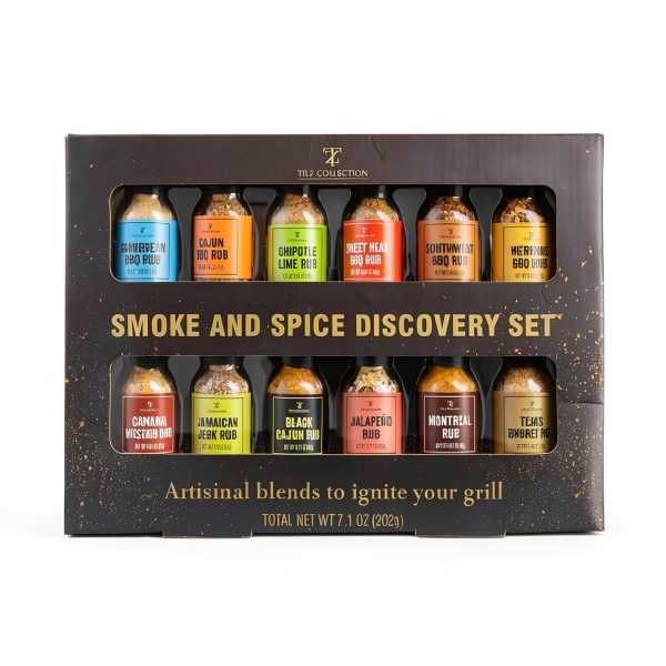 Tilz Premium Spice Gift Set Glass Jars Kitchen Essentials-4