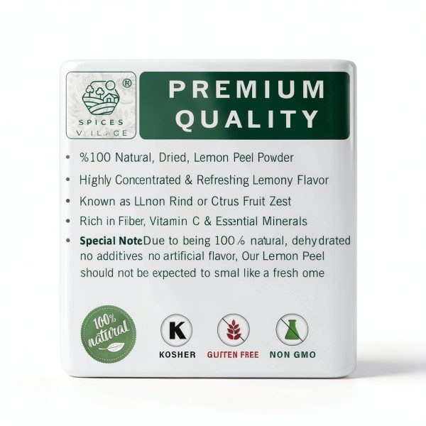Spices Village Granulated Lemon Peel Premium Dried Zest-6