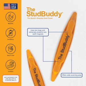 StudBuddy Magnetic Stud Finder USA Made Drywall Tool-0