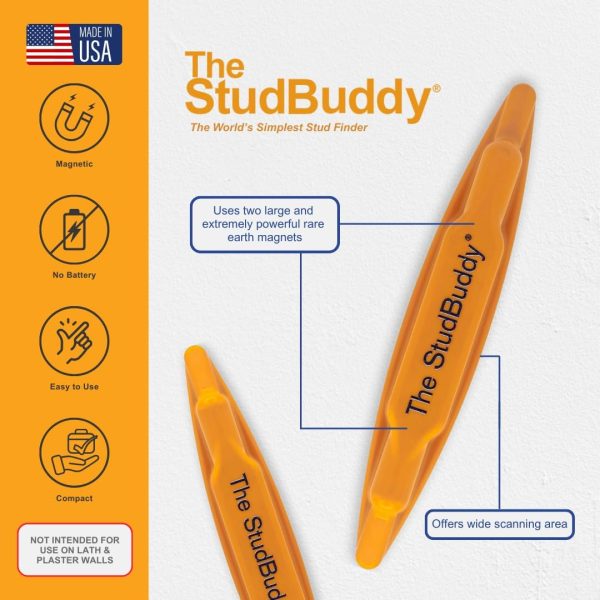 StudBuddy Magnetic Stud Finder USA Made Drywall Tool-0