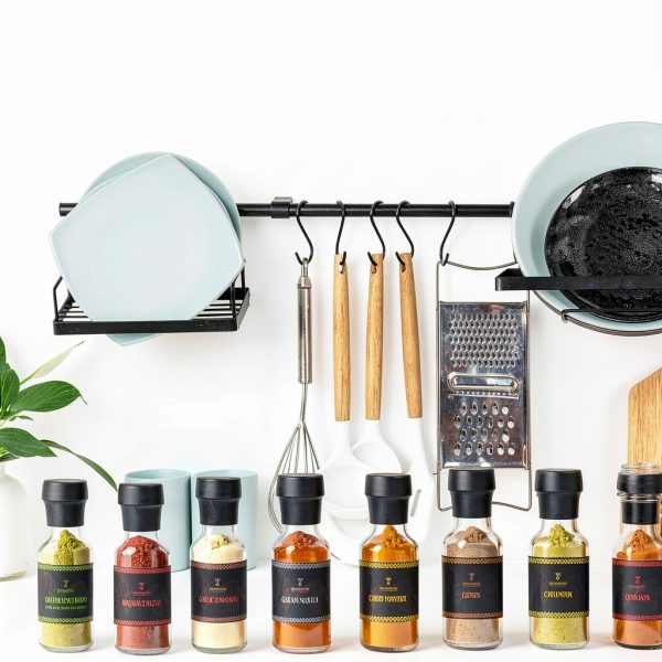 Tilz Gourmet Spice Set 24 Premium Glass Bottles Cooking-6