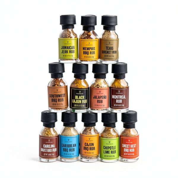 Tilz Premium Spice Gift Set Glass Jars Kitchen Essentials-5