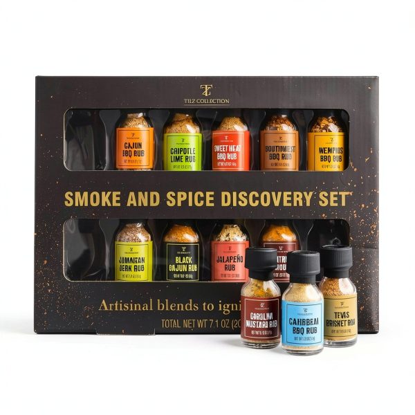 Tilz Premium Spice Gift Set Glass Jars Kitchen Essentials-6