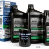 Polaris PS-4 Full Synthetic 5W-50 Engine Oil 2.5qt ATV Kit-0