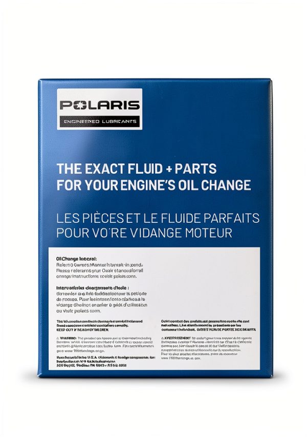 Polaris PS-4 Full Synthetic 5W-50 Engine Oil 2.5qt ATV Kit-6