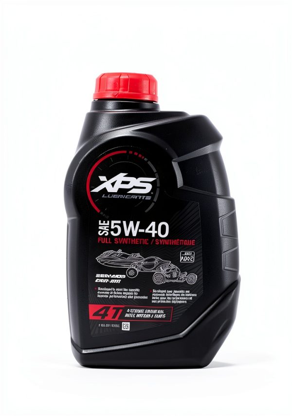 5W-40 UTV Engine Oil by BRP - 3 Quart Can with Filter, O-Ring, Funnel-0