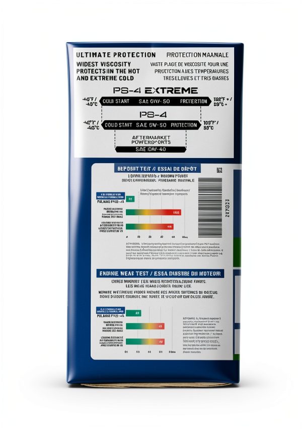 Polaris PS-4 Full Synthetic 5W-50 Engine Oil 2.5qt ATV Kit-3