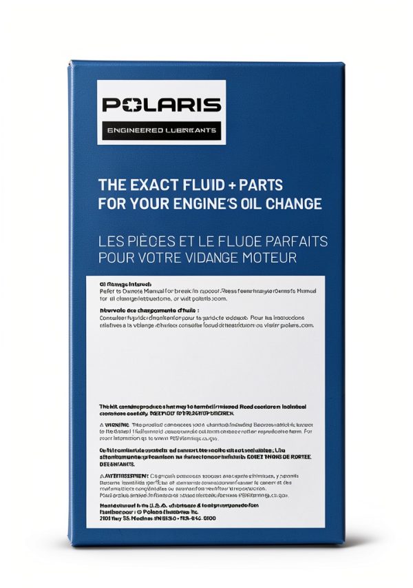 Polaris 5W-50 Synthetic Engine Oil Kit 2 Qt with Filter and Washer-6