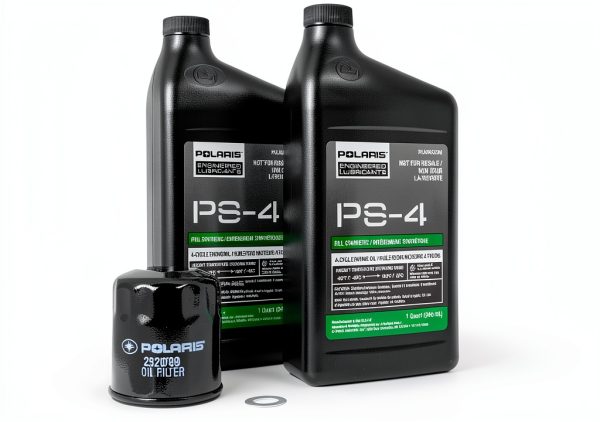 Polaris 5W-50 Synthetic Engine Oil Kit 2 Qt with Filter and Washer-1