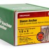 Hex Head Sleeve Anchor by Hillman 1/2 x 3-Inch 12-Pack-7