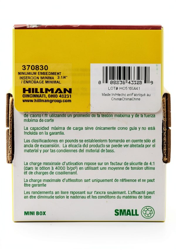 Hex Head Sleeve Anchor by Hillman 1/2 x 3-Inch 12-Pack-6