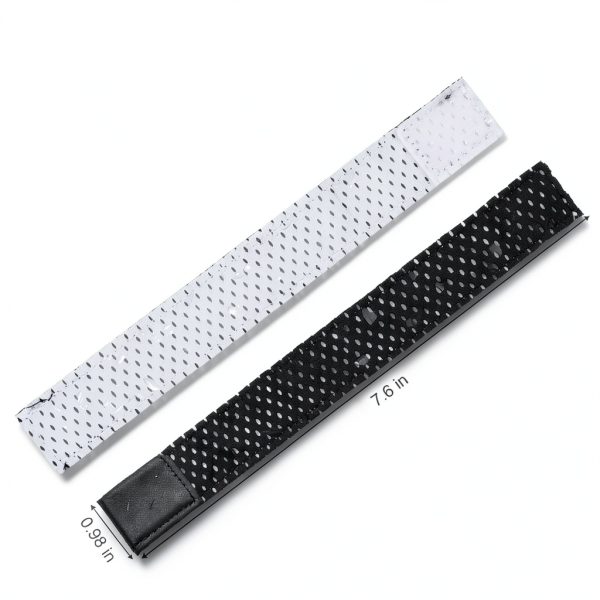 Softball Sleeve Holders by Ipercox - Black/White Velcro Ties 10 Pack-1