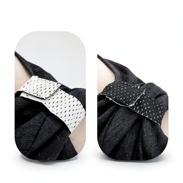 Softball Sleeve Holders by Ipercox - Black/White Velcro Ties 10 Pack-4