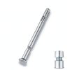 Tandefio 3/8" x 5" Flat Sleeve Anchors 50pcs Zinc Plated Bolts-2