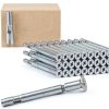 Tandefio 3/8" x 5" Flat Sleeve Anchors 50pcs Zinc Plated Bolts-0